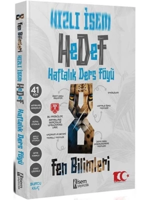 İsem Yayınları 8. Sınıf Hızlı İsem Fen Bilimleri Hedef Haftalık Ders Föyü