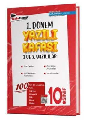 Kafa Dengi Yayınları 10. Sınıf 1. Dönem Yazılı Kafası