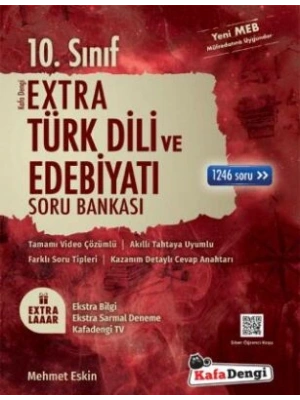 Kafa Dengi Yayınları 10. Sınıf Türk Dili ve Edebiyatı Extra Soru Bankası