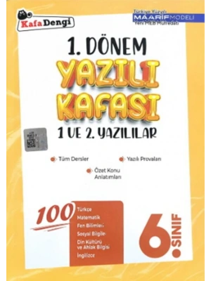 Kafa Dengi Yayınları 6. Sınıf 1. Dönem Yazılı Kafası