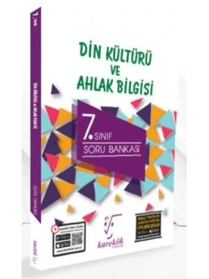 Karekök Yayıncılık 7. Sınıf Din Kültürü ve Ahlak Bilgisi Soru Bankası