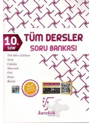 Karekök Yayınları 10. Sınıf Tüm Dersler Soru Bankası