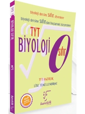 Karekök Yayınları TYT Biyoloji Sıfır