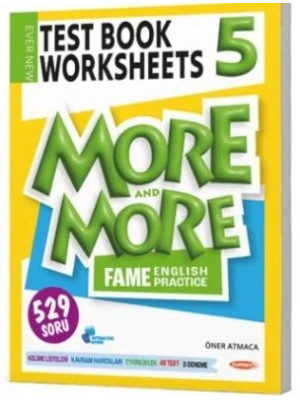 Kurmay Yayınları 5. Sınıf More and More English Fenomen Test Book Worksheets