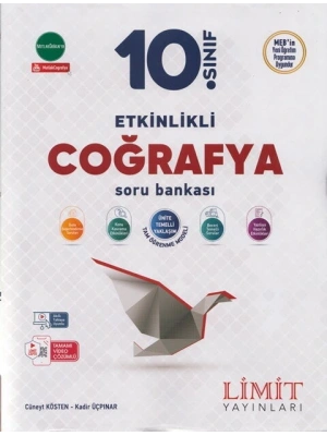 Limit Yayınları 10. Sınıf Coğrafya Etkinlikli Soru Bankası
