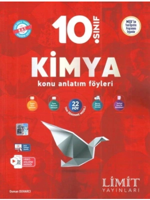 Limit Yayınları 10. Sınıf Kimya Konu Anlatım Föyleri