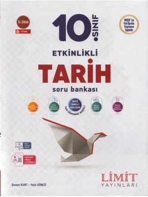Limit Yayınları 10. Sınıf Tarih Etkinlikli Soru Bankası