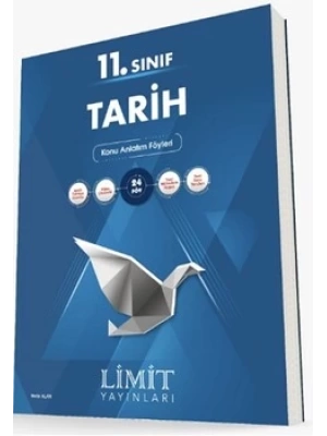 LİMİT YAYINLARI 11 SINIF TARİH KONU ANLATIM FÖYLERİ