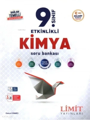 Limit Yayınları 9. Sınıf Kimya Etkinlikli Maarif Soru Bankası