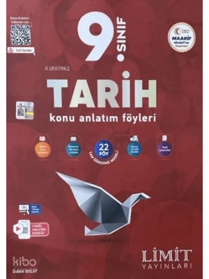 Limit Yayınları 9. Sınıf Tarih Konu Anlatım Föyleri