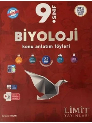 Limit Yayınları 9. Sınıf Biyoloji Konu Anlatım Föyleri