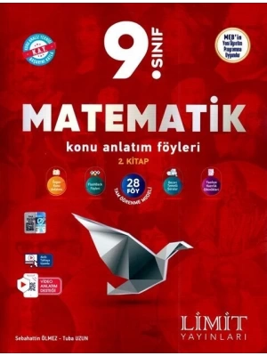 Limit Yayınları 9. Sınıf Matematik Konu Anlatım Föyleri 2. Kitap