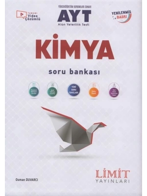 LİMİT YAYINLARI AYT KİMYA SORU BANKASI