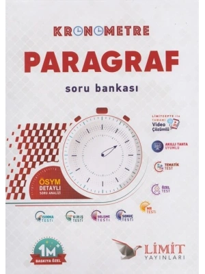 Limit Yayınları Kronometre Paragraf Soru Bankası