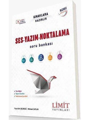 LİMİT YAYINLARI SES-YAZIM-NOKTALAMA SORU BANKASI