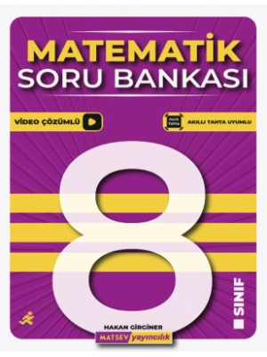 MATSEV YAYINLARI 8 SINIF MATEMATİK SORU BANKASI