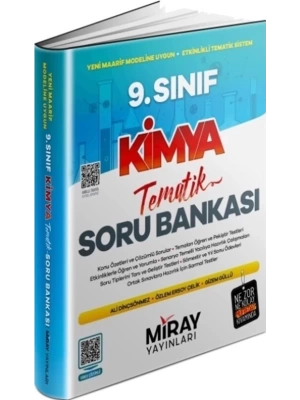 Miray Yayınları 9. Sınıf Kimya Tematik Konu Özetli Soru Bankası