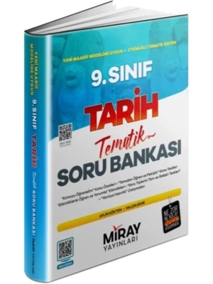 Miray Yayınları 9. Sınıf Tarih Tematik Konu Özetli Soru Bankası