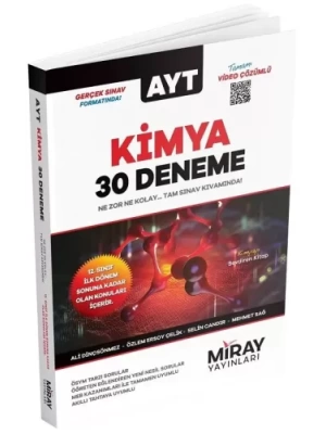 MİRAY YAYINLARI AYT KİMYA DENEME 2023 E ÖZEL