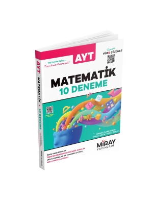 MİRAY YAYINLARI AYT MATEMATİK 10 LU DENEME