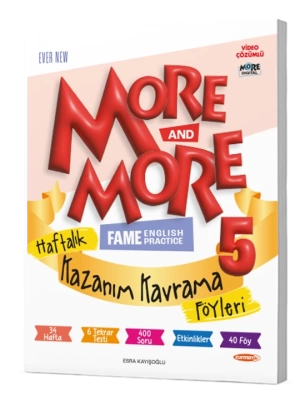 MORE AND MORE 5 SINIF KAZANIM KAVRAMA FÖYLERİ