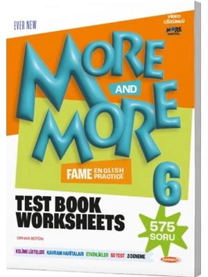 More And More 6 Sınıf Fenomen Test Book Worksheets