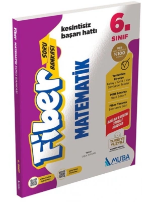 Muba Yayınları 6. Sınıf Matematik Fiber Soru Bankası