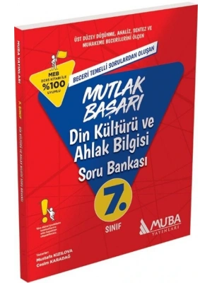 Muba Yayınları 7. Sınıf Din Kültürü ve Ahlak Bilgisi Soru Bankası