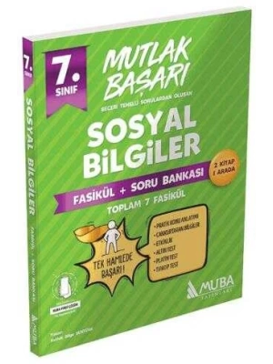 Muba Yayınları 7. Sınıf Sosyal Bilgiler Fasiküller + Soru Bankası