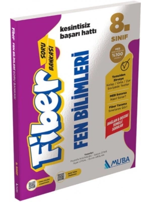 Muba Yayınları 8. Sınıf Fen Bilimleri Fiber Soru Bankası