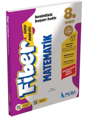 Muba Yayınları 8. Sınıf Matematik Fiber Soru Bankası