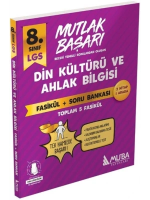 Muba Yayınları 8. Sınıf Din Kültürü ve Ahlak Bilgisi Fasikül ve Soru Bankası