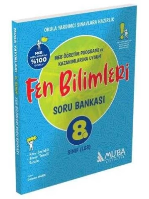 Muba Yayınları 8. Sınıf Fen Bilimleri Soru Bankası