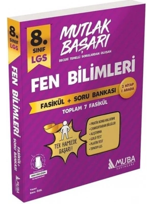 Muba Yayınları 8. Sınıf LGS Fen Bilimleri Fasiküller + Soru Bankası