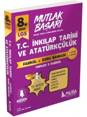 Muba Yayınları 8 Sınıf LGS İnkilap Tarihi Fasiküller+Soru Bankası