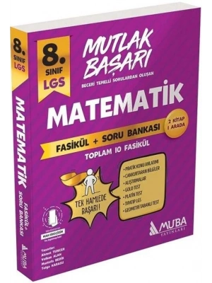 Muba Yayınları 8 Sınıf LGS Matematik Fasiküller+Soru Bankası
