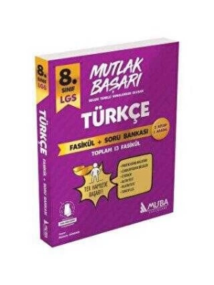 Muba Yayınları LGS Türkçe Fasiküller+Soru Bankası