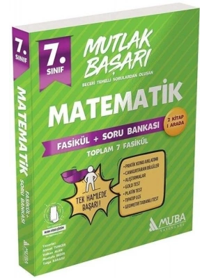 Muba Yayınları Mutlak Başarı 7. Sınıf Matematik Fasiküller+Soru Bankası