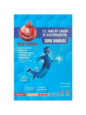 Nartest 8.Sınıf Mod T.C. İnkılap Tarihi Ve Atatürkçülük Soru Bankası