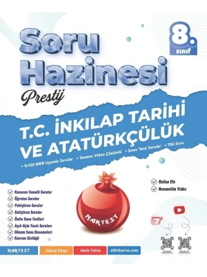Nartest 8. Sınıf Prestij T.c. İnkılap Tarihi Ve Atatürkçülük Soru Hazinesi