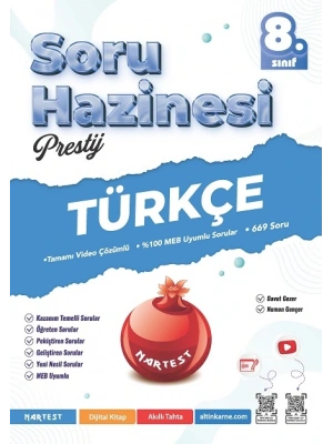 Nartest 8. Sınıf Prestij Türkçe Soru Hazinesi