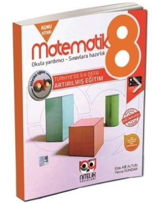 Nitelik Yayınları 8. Sınıf LGS Matematik Artırılmış Konu Kitabı