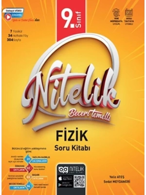 Nitelik Yayınları 9. Sınıf Fizik Nitelik Beceri Temelli Soru Kitabı