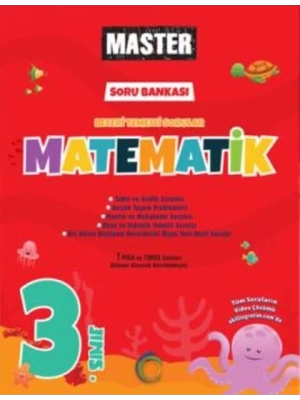 Okyanus Yayınları 3. Sınıf Master Matematik Soru Bankası