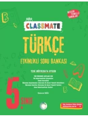 Okyanus Yayınları 5. Sınıf Classmate Türkçe Etkinlikli Soru Bankası