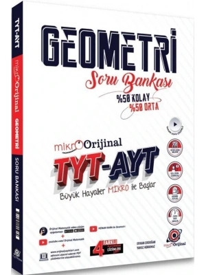 Orijinal Yayınları TYT AYT Geometri Mikro Soru Bankası