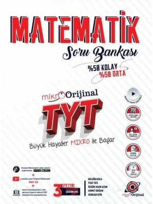 Orijinal Yayınları TYT Matematik Mikro Soru Bankası