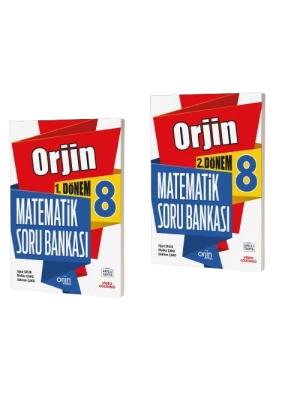 ORJİN 8 SINIF MATEMATİK SORU BANKASI  2 KİTAP