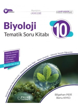 Palme Yayınları 10. Sınıf Biyoloji Tematik Soru Kitabı