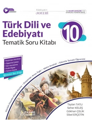 Palme Yayınları 10. Sınıf Türk Dili ve Edebiyatı Tematik Soru Kitabı